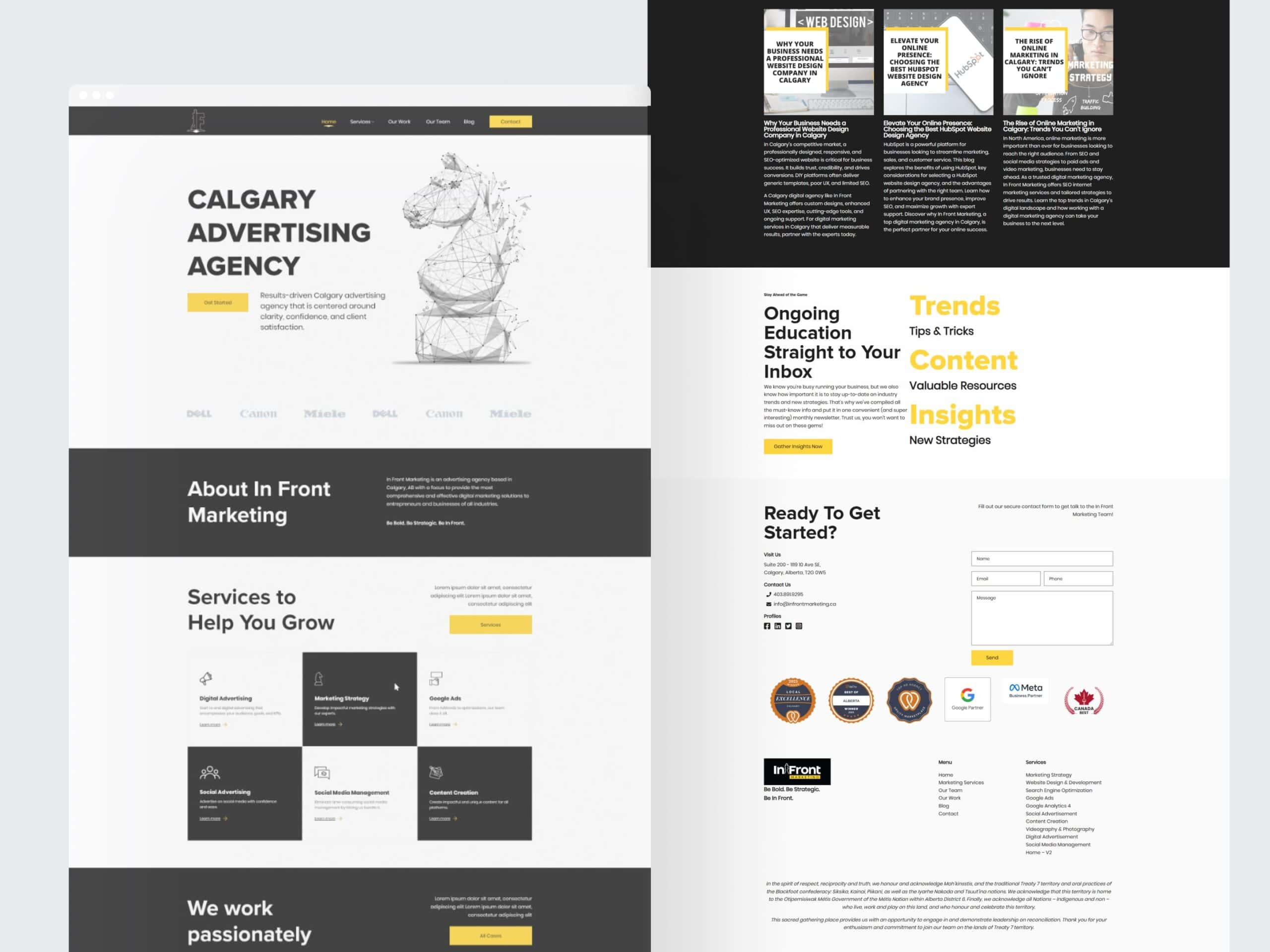 Website-infrontmarketing