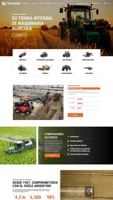 tracagro web